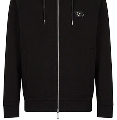 EMPORIO ARMANI SS22 Solid Color Zip Hoodie Long Sleeve Black Men’s Sweater 3L1MFF-1JHSZ-0999 Sizing EMPORIO ARMANI SS22 Solid Color Zip Hoodie Long Sleeve Black Men’s Sweater 3L1MFF-1JHSZ-0999
