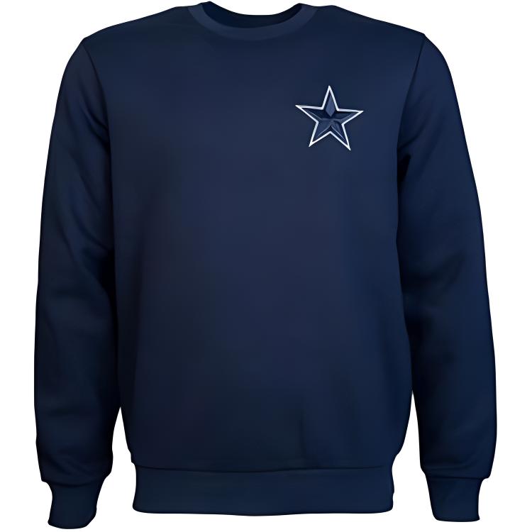 Emporio Armani SS22 Star Embroidered Crewneck Navy Sweatshirt 6G1MC8-1JQPZ-0922