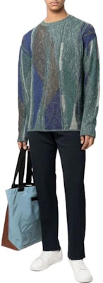 EMPORIO ARMANI SS22 Textured Crewneck Pullover Sweater Men’s Multi-Color. 3L1MV6-1M06Z-F526 Lookbook EMPORIO ARMANI SS22 Textured Crewneck Pullover Sweater Men’s Multi-Color. 3L1MV6-1M06Z-F526