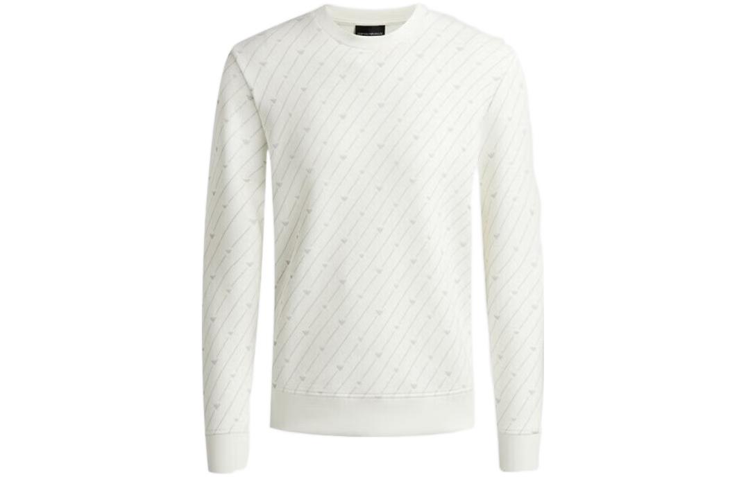 Emporio Armani SS22 White Logo Printed Crewneck Loose Fit Sweatshirt 6L1M78-1JHSZ-0172 圖 2