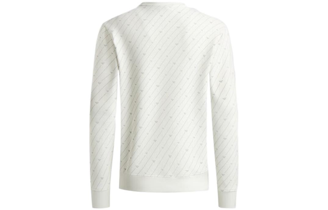 Emporio Armani SS22 White Logo Printed Crewneck Loose Fit Sweatshirt 6L1M78-1JHSZ-0172 圖 3