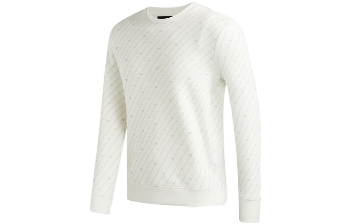 Emporio Armani SS22 White Logo Printed Crewneck Loose Fit Sweatshirt 6L1M78-1JHSZ-0172 圖 4