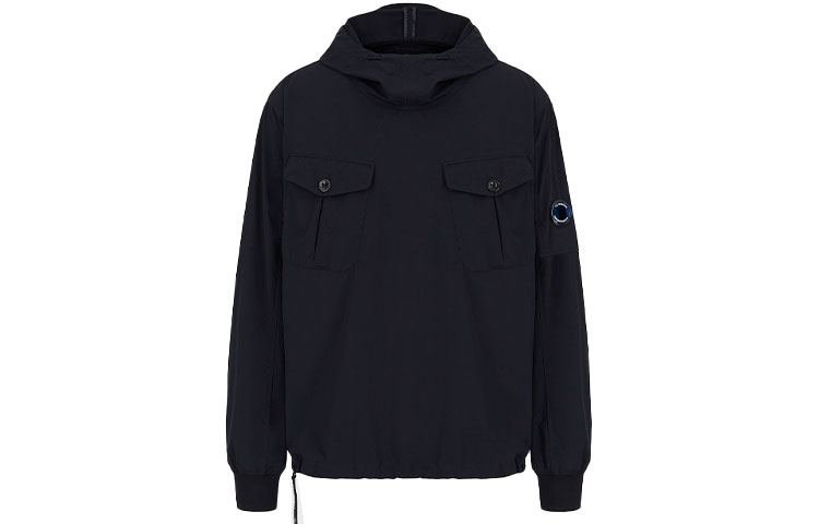 Emporio Armani SS22 C.P. Company Black Hoodie Collaboration Edition 11CMSS-406A005-669G