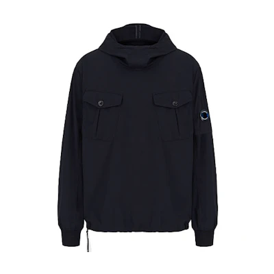 Emporio Armani SS22 C.P. Company Black Hoodie Collaboration Edition 11CMSS-406A005-669G