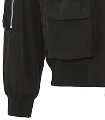 Chaqueta Bomber Negra Casual Multi-Bolsillos Emporio Armani SS23. 6L1BM4-1NKWZ-0999 Details for Chaqueta Bomber Negra Casual Multi-Bolsillos Emporio Armani SS23. 6L1BM4-1NKWZ-0999