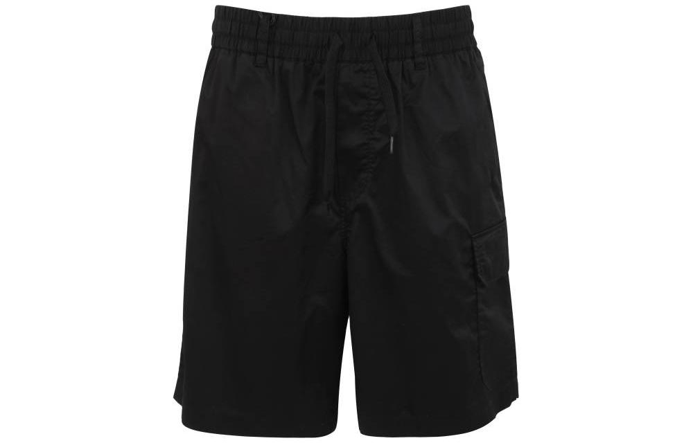 Order 엠포리오 아르마니 SS23 블랙 캐주얼 솔리드 스트레이트 카고 반바지 3R1PF7-1NVTZ-0999