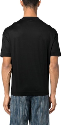 EMPORIO ARMANI SS23 Black Crewneck T-Shirt with Logo Print. 3R1TBD-1JUVZ-0999 Lookbook EMPORIO ARMANI SS23 Black Crewneck T-Shirt with Logo Print. 3R1TBD-1JUVZ-0999