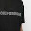 Details for EMPORIO ARMANI SS23 Black Crewneck T-Shirt with Logo Print. 3R1TBD-1JUVZ-0999