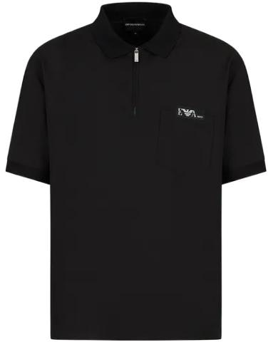 emporio-armani-ss-23-black-eagle-logo-half-zip-polo-shirt-3-r1-f6-r-1-j55-z-0999