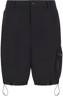 EMPORIO ARMANI SS23 黑色高腰纽扣直筒休闲短裤 3R1PG9-1NNIZ-0999 Buy EMPORIO ARMANI SS23 黑色高腰纽扣直筒休闲短裤 3R1PG9-1NNIZ-0999