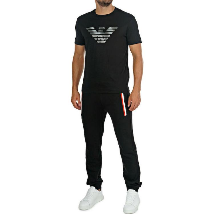 Emporio Armani SS23  Black Logo Print Crewneck T-Shirt. 6H1TR7_1JSHZ_0999 圖 3