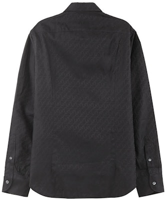 EMPORIO ARMANI SS23 Baju Hitam Corak Lengan Panjang dengan Butang. 3R1C86-1K0DZ-F082 Lookbook EMPORIO ARMANI SS23 Baju Hitam Corak Lengan Panjang dengan Butang. 3R1C86-1K0DZ-F082