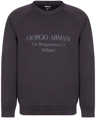 Emporio Armani SS23 Black Raglan Long Crewneck Sweatshirt. 3GSM81S-JSXZ1-UBVN Buy Emporio Armani SS23 Black Raglan Long Crewneck Sweatshirt. 3GSM81S-JSXZ1-UBVN