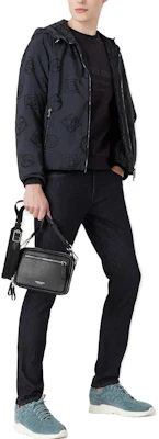 Emporio Armani SS23 Black Raglan Long Crewneck Sweatshirt. 3GSM81S-JSXZ1-UBVN Shop Emporio Armani SS23 Black Raglan Long Crewneck Sweatshirt. 3GSM81S-JSXZ1-UBVN