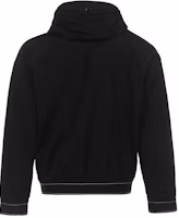 Lookbook Emporio Armani SS23 黑色素面連帽拉鍊外套 3R1BR8-1NKWZ-0999