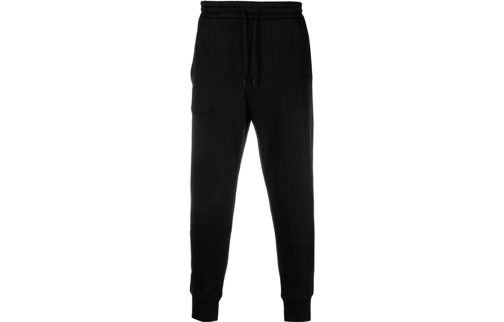 Order EMPORIO ARMANI SS23  Black Solid Drawstring Jogger Pants 3R1PCH-1JIQZ-0999