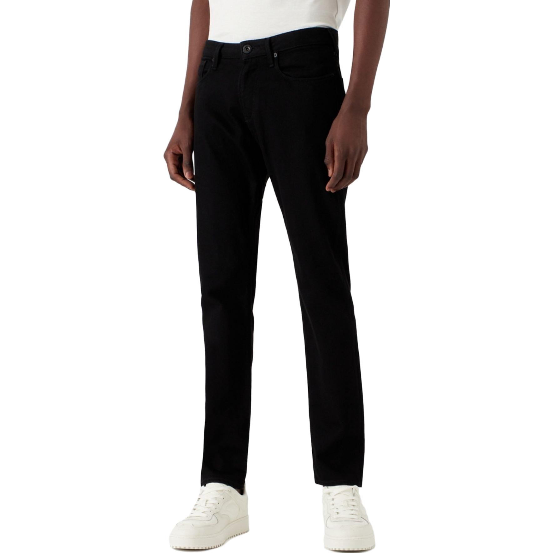 EMPORIO ARMANI SS23  Black Straight-Leg Mid-Rise Casual Jeans. 3R1J06-1DS1Z-F079 圖 3