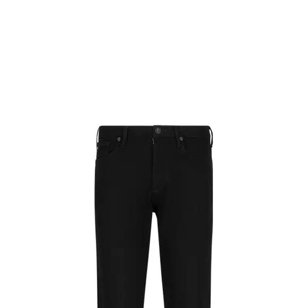 EMPORIO ARMANI SS23  Black Straight-Leg Mid-Rise Casual Jeans. 3R1J06-1DS1Z-F079 圖 5