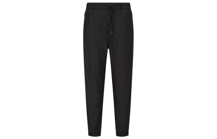 Emporio Armani SS23  Black Tapered Jogger Pants 3R1PC2-1NRMZ-0999