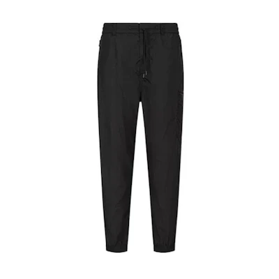 Emporio Armani SS23 Black Tapered Jogger Pants 3R1PC2-1NRMZ-0999