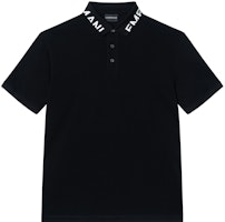 Emporio Armani SS23 Contrast Logo Polo Shirt - Black. 3R1FG41JTKZ0078 Emporio Armani SS23 Contrast Logo Polo Shirt - Black. 3R1FG41JTKZ0078