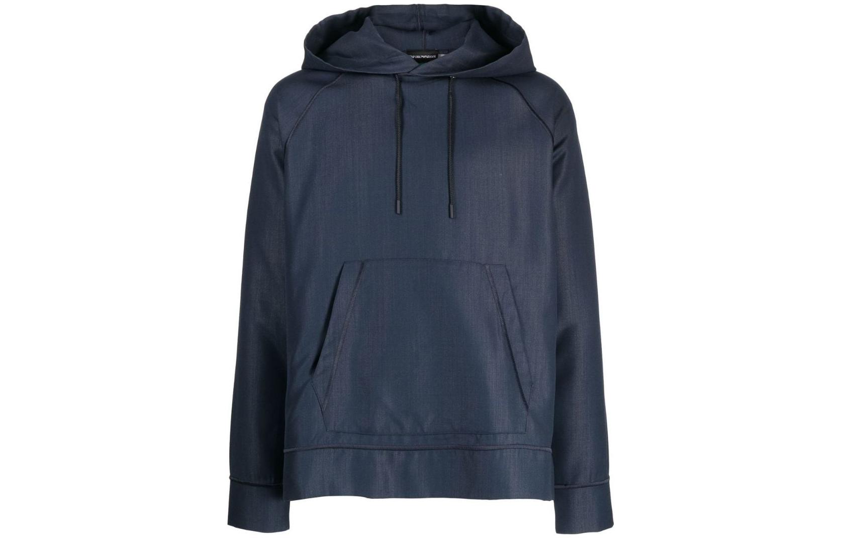 EMPORIO ARMANI SS23  Drawstring Pullover Hoodie Blue 6L1B6P-1JB5Z-0919 圖 2