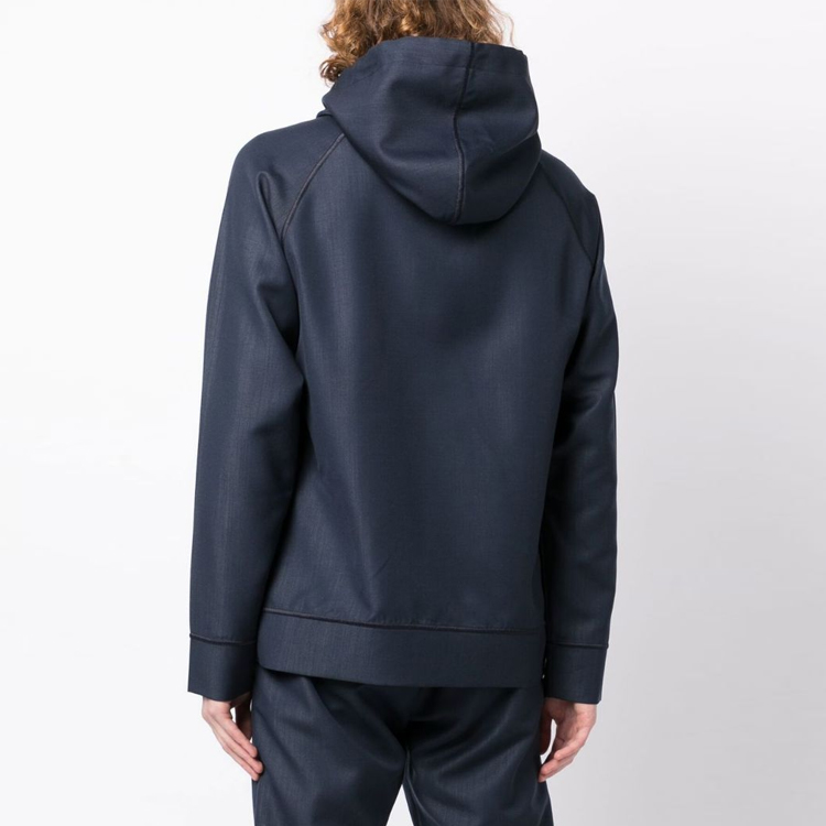 EMPORIO ARMANI SS23  Drawstring Pullover Hoodie Blue 6L1B6P-1JB5Z-0919 圖 4