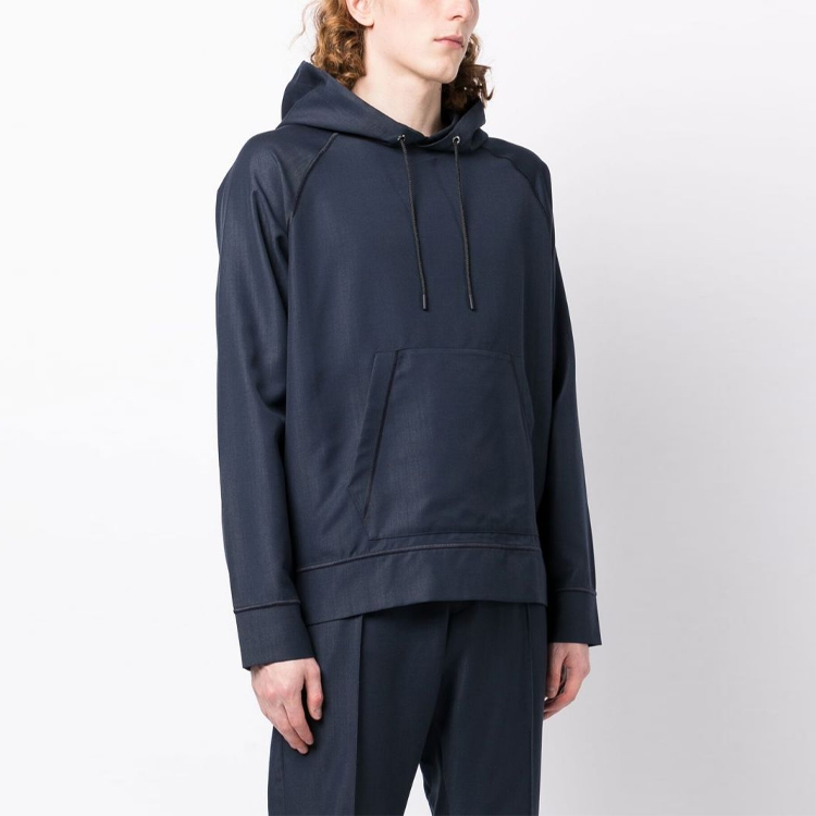 EMPORIO ARMANI SS23  Drawstring Pullover Hoodie Blue 6L1B6P-1JB5Z-0919 圖 5