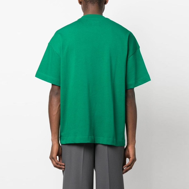 Emporio Armani SS23  Green Embroidered Logo Knit Crewneck T-Shirt 3R1T6D-1JUFZ-0557 圖 4