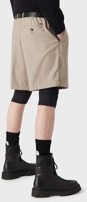 Emporio Armani SS23 High-Waist Elastic Shorts Khaki Color. 3R1PC1-1NRBZ-0144 Purchase Emporio Armani SS23 High-Waist Elastic Shorts Khaki Color. 3R1PC1-1NRBZ-0144