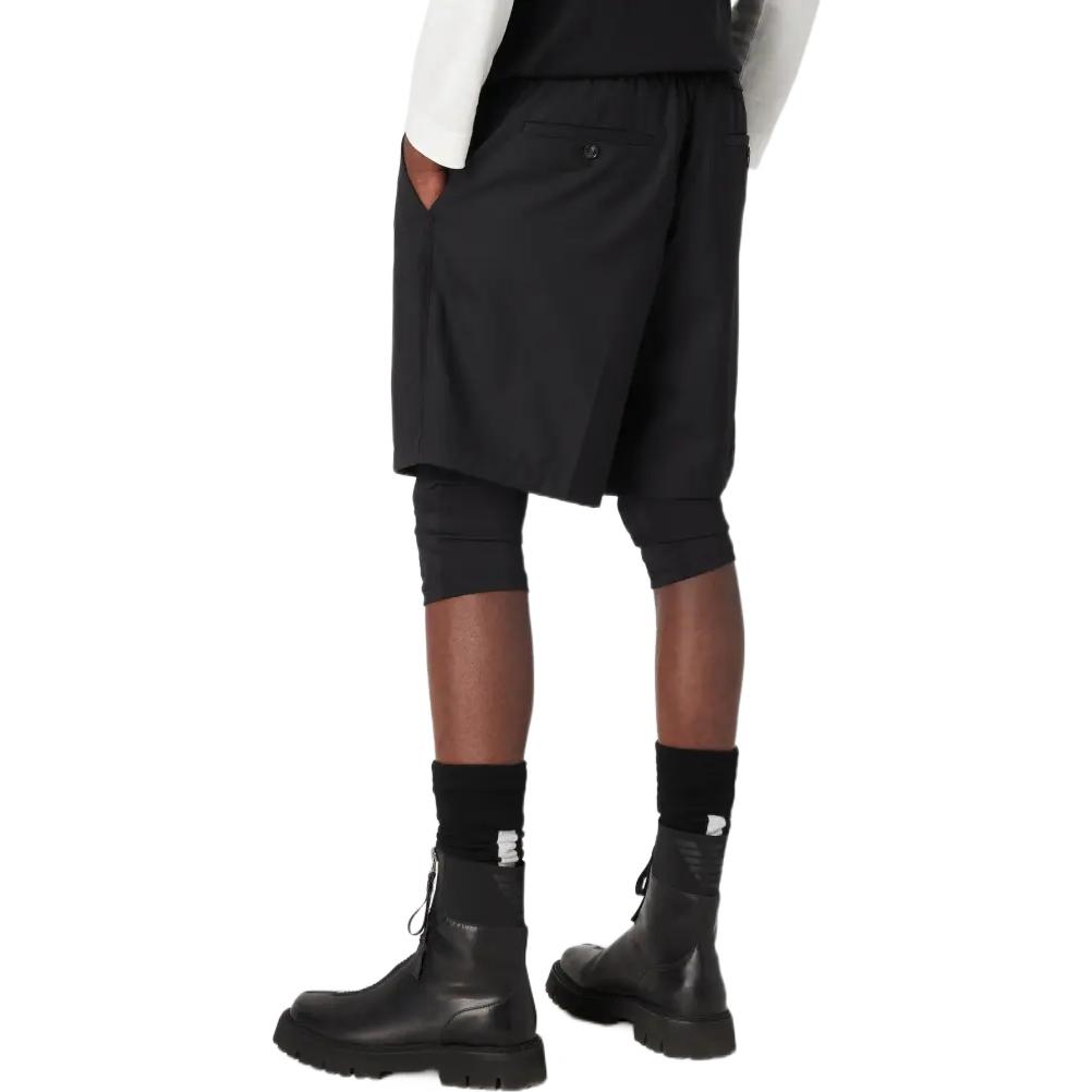 Shop Emporio Armani SS23  High-Waisted Elastic Shorts Black. 3R1PC1-1NRBZ-0999
