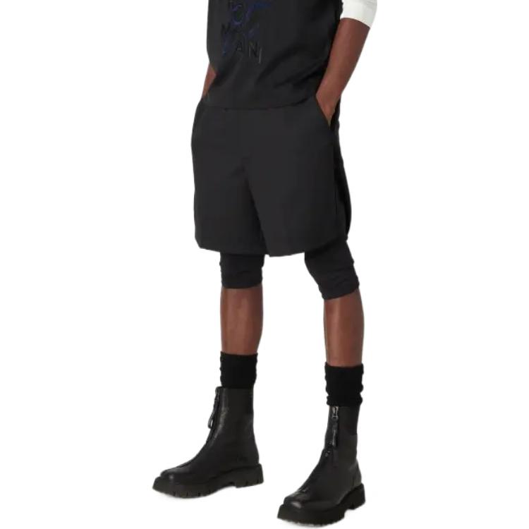 Purchase Emporio Armani SS23  High-Waisted Elastic Shorts Black. 3R1PC1-1NRBZ-0999