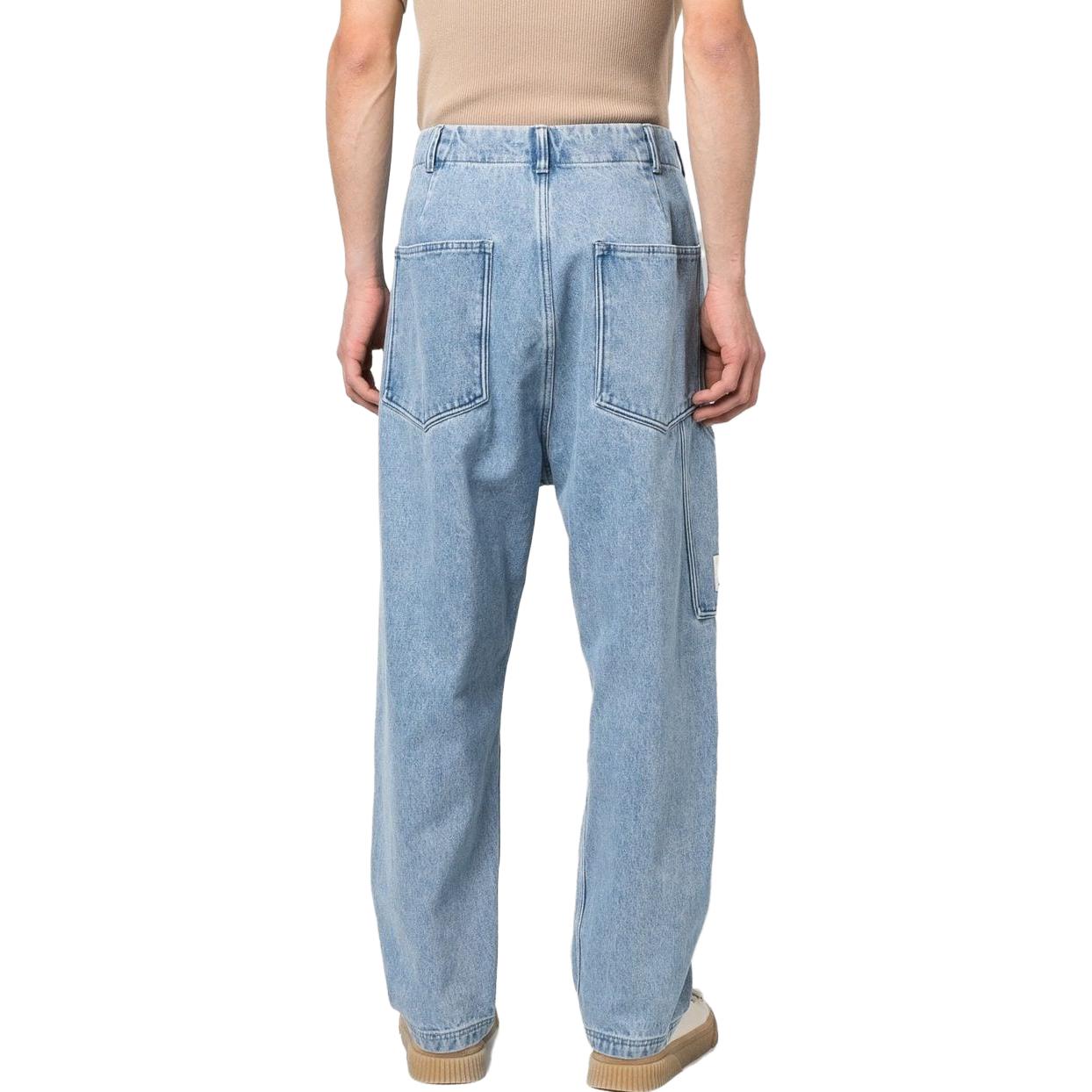 EMPORIO ARMANI SS23  High-Waisted Loose Fit Jeans - Blue. 3R1J66-1DD8Z-0943 圖 4