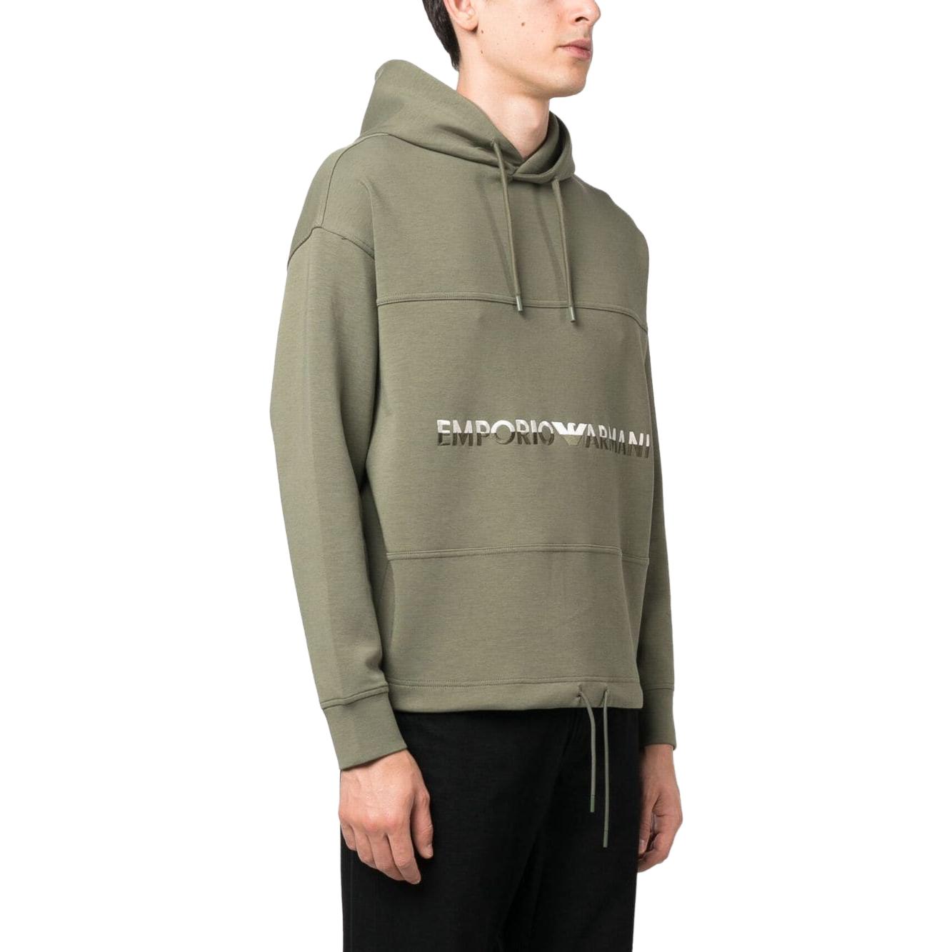 EMPORIO ARMANI SS23  Hoodie with Letter Print and Long Sleeves. 6R1MCM-1JHSZ-0643 圖 5
