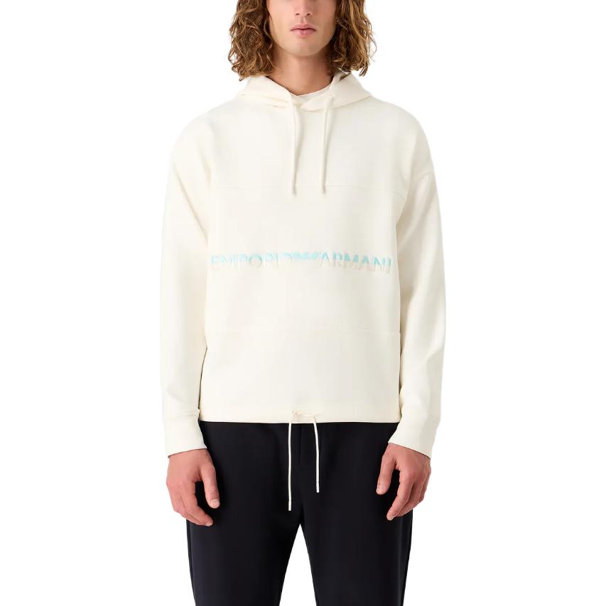 EMPORIO ARMANI SS23  Hoodie with Letter Print and Long Sleeves. 6R1MCM-1JHSZ-0643 圖 7