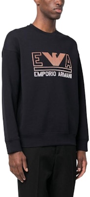 エンポリオアルマーニ SS23 ロゴ刺繍 クルーネック スウェットシャツ ネイビーブルー 3R1MBT-1JHSZ-09K5 Purchase エンポリオアルマーニ SS23 ロゴ刺繍 クルーネック スウェットシャツ ネイビーブルー 3R1MBT-1JHSZ-09K5