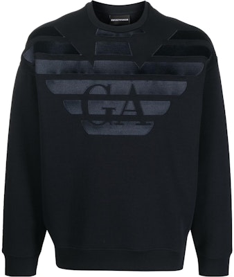 EMPORIO ARMANI SS23 海軍藍老鷹標誌圓領長袖衛衣。 3R1MDH-1JHSZ-09J0 Buy EMPORIO ARMANI SS23 海軍藍老鷹標誌圓領長袖衛衣。 3R1MDH-1JHSZ-09J0