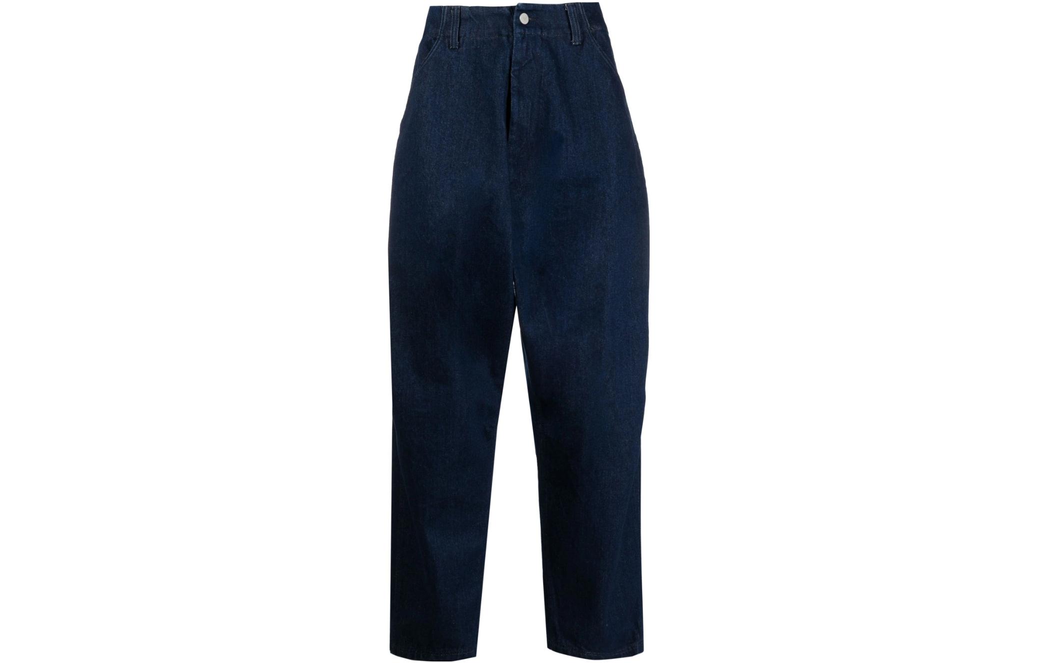 EMPORIO ARMANI SS23  Navy Blue High-Waisted Loose Fit Jeans 3R1J66-1DD8Z-0941 圖 2