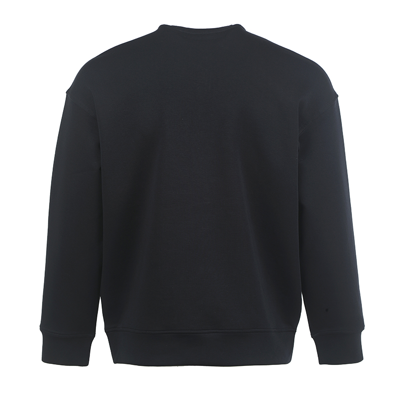 Lookbook エンポリオ アルマーニ SS23 ネイビー クルーネック レター プリント スウェットシャツ 3R1MDK-1JHSZ-0920