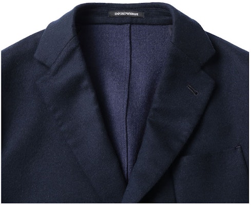 엠포리오 아르마니 SS23 네이비 패치 포켓 싱글 브레스티드 블레이저. D41G45-D1088-922 Sizing 엠포리오 아르마니 SS23 네이비 패치 포켓 싱글 브레스티드 블레이저. D41G45-D1088-922