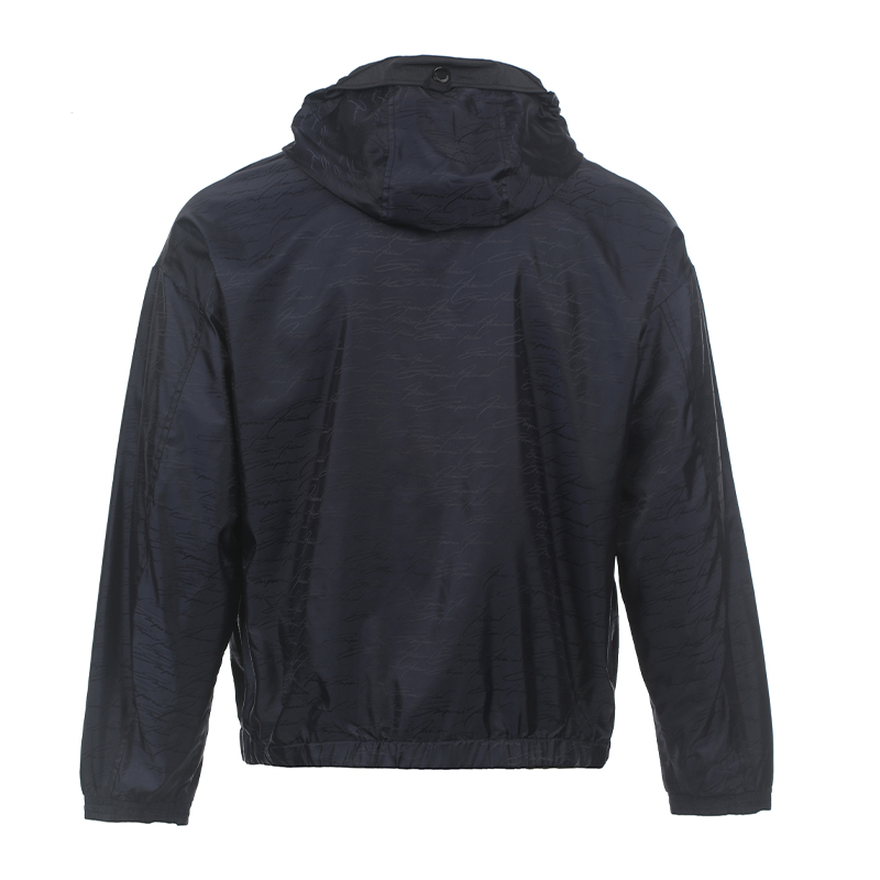 EMPORIO ARMANI SS23  Reversible Logo Hooded Jacket Black. 3R1BQ9-1NVSZ-F9A1 圖 3