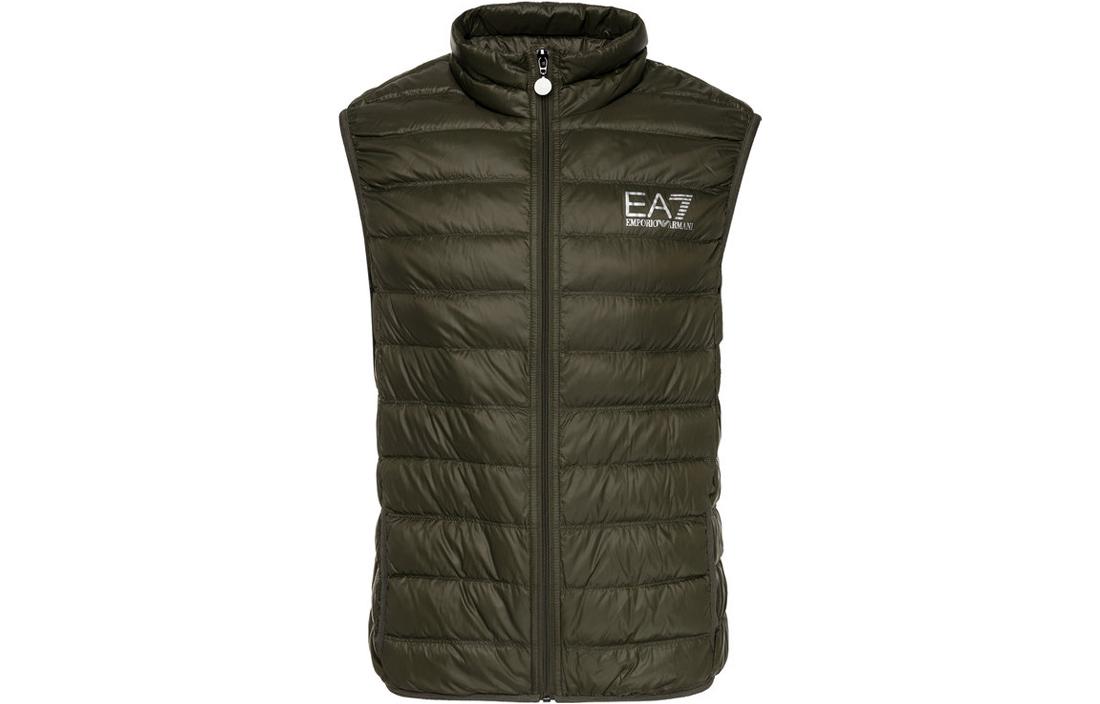 Order EMPORIO ARMANI SS23 無袖拉鍊背心 綠色附標誌刺繡 8NPQ01-PN29Z-1852