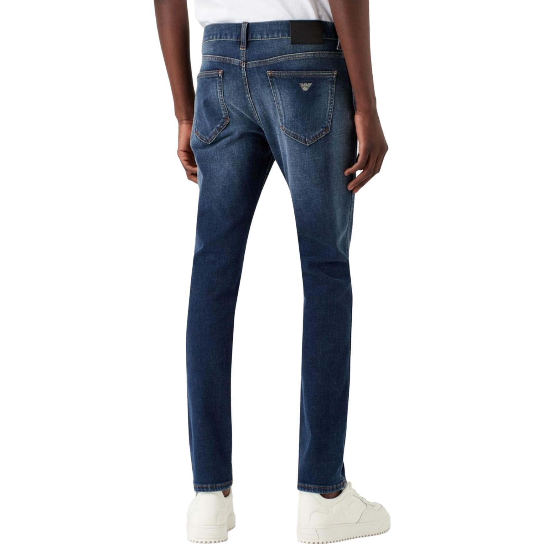 Purchase Emporio Armani SS23 修身低腰藍色牛仔褲 3R1J16-1D0BZ-0942