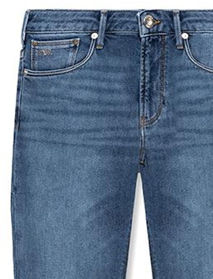 Emporio Armani SS23 Slim-Fit Jeans Biru Denim Mid-Rise. 3R1J06-1DL2Z-0942 Details for Emporio Armani SS23 Slim-Fit Jeans Biru Denim Mid-Rise. 3R1J06-1DL2Z-0942