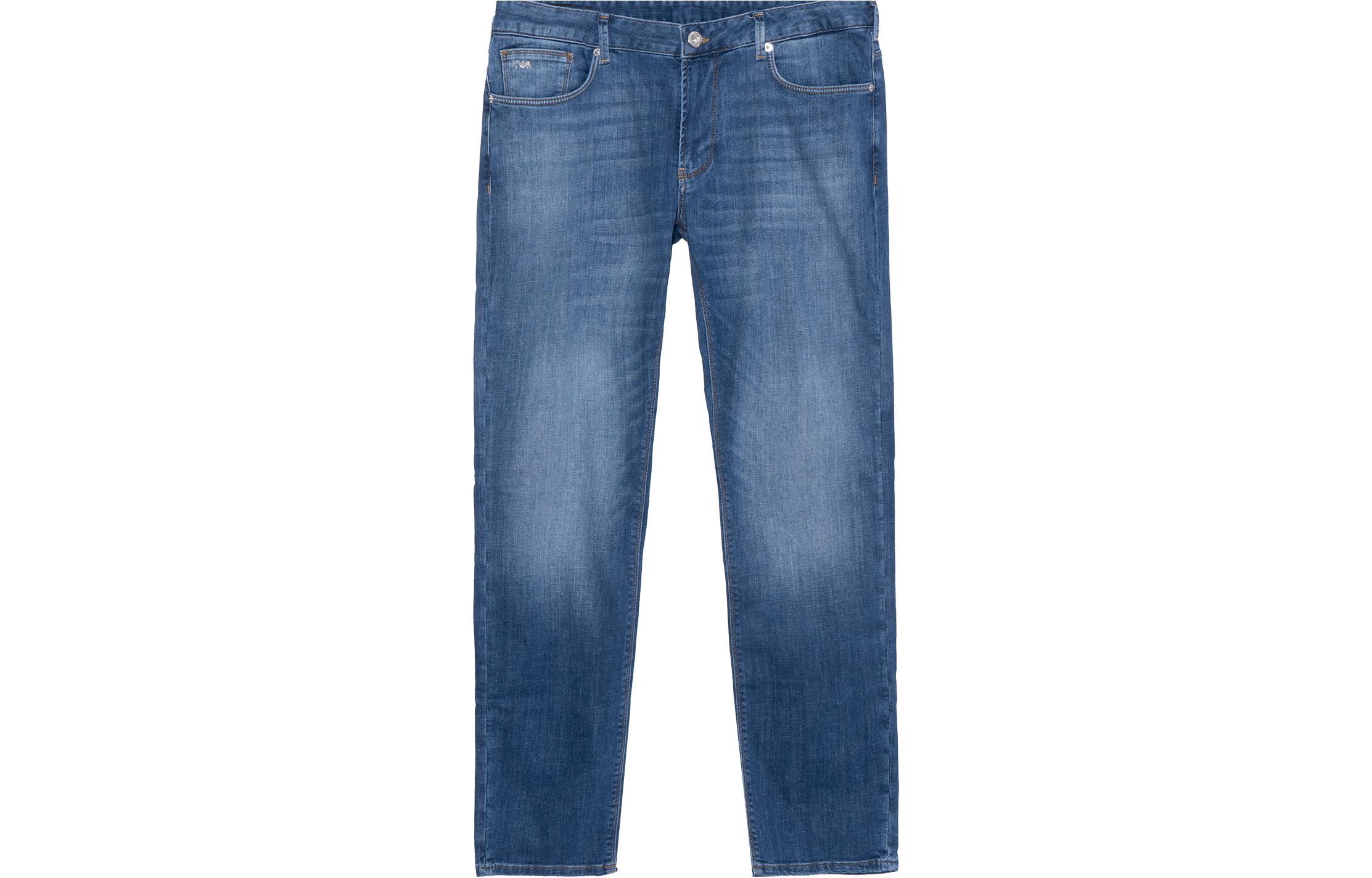 EMPORIO ARMANI SS23  Slim Fit Distressed Washed Blue Denim Jeans. 3R1J06-1D09Z-0942 圖 2