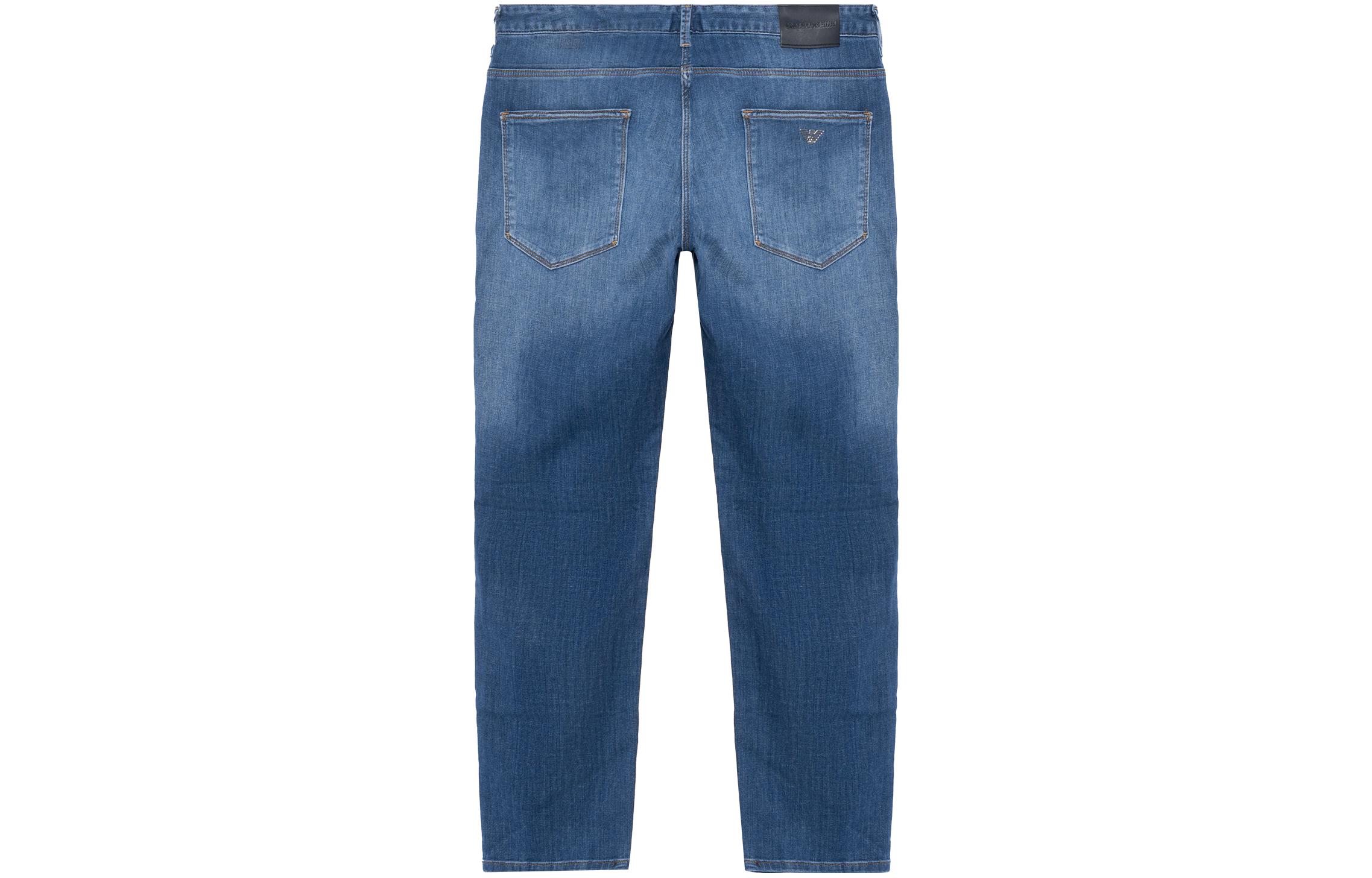 EMPORIO ARMANI SS23  Slim Fit Distressed Washed Blue Denim Jeans. 3R1J06-1D09Z-0942 圖 3