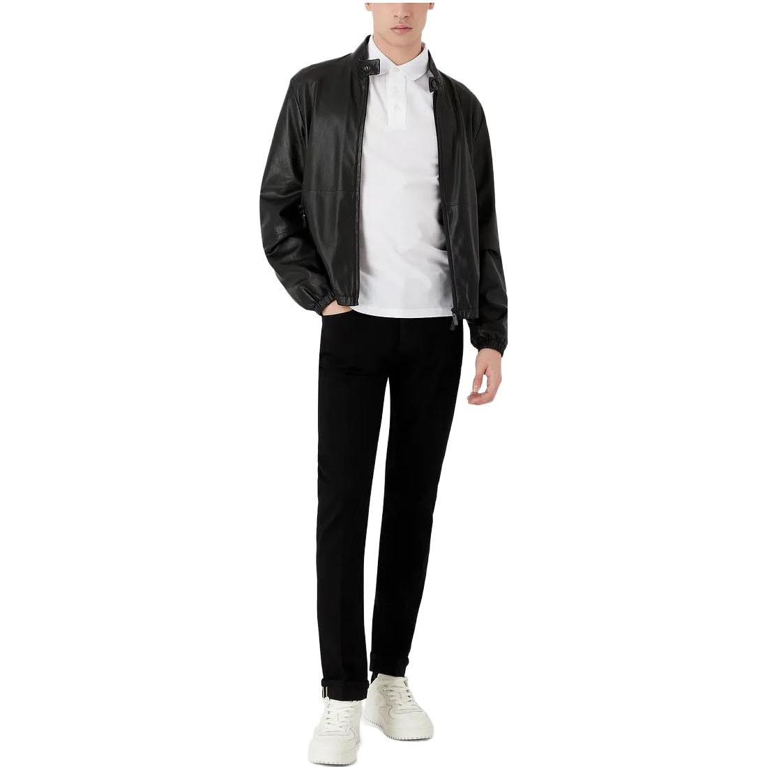 Emporio Armani SS23  Slim Fit Straight Black Denim Jeans with Zipper Pocket 3R1J75-1DQIZ-0005 圖 4