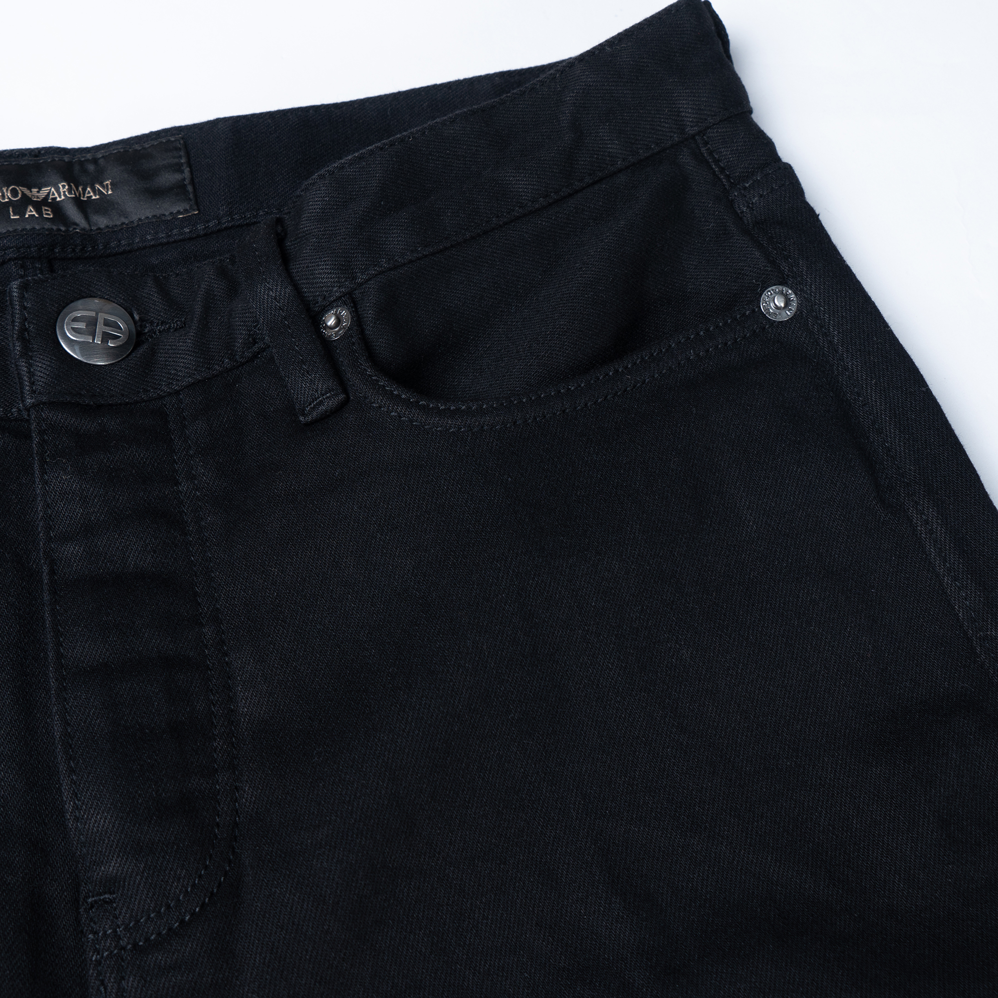 Emporio Armani SS23  Slim Fit Straight Black Denim Jeans with Zipper Pocket 3R1J75-1DQIZ-0005 圖 8