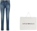Lookbook EMPORIO ARMANI SS23 Seluar Jeans Denim Biru Potongan Lurus Mid-Rise Lelaki 3R1J16-1D0FZ-0942