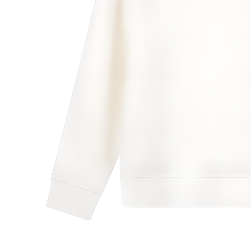 EMPORIO ARMANI SS23  Solid Logo Embroidered Hoodie Jacket Off-White 8N1ML6-1JHSZ-0101 圖 6